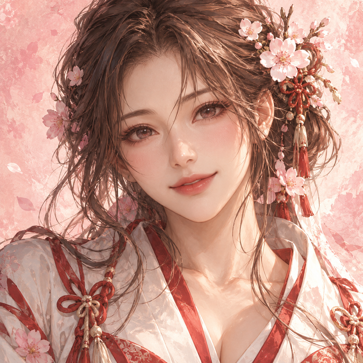 Cherry Blossom Shrine Maiden social avatar